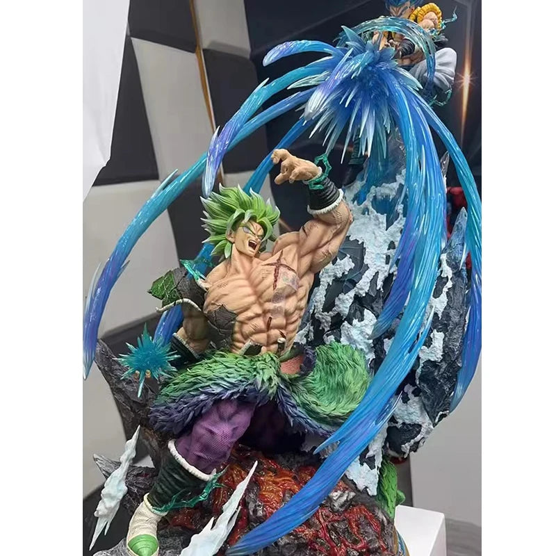 20cm Anime Dragon Ball Figurine GK Broly VS Gogeta Action Figures Broli PVC Model Collection Periphery Toys Decoration Gifts 20cm Anime Dragon Ball Figurine GK Broly VS Gogeta Action Figures Broli PVC Model Collection Periphery Toys Decoration Gifts